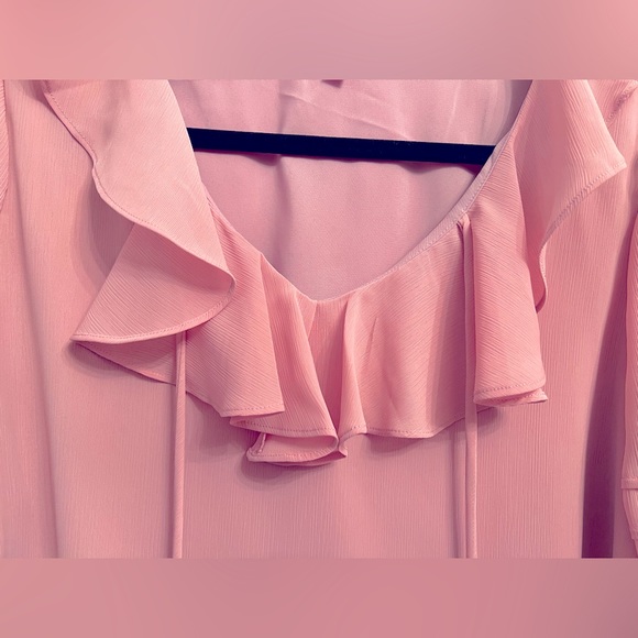 Pink Lily Pink Mauve Blouse - Picture 5 of 7